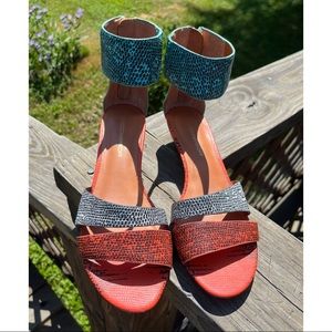 Rebecca Minkoff 9 Sandals Ankle Zip